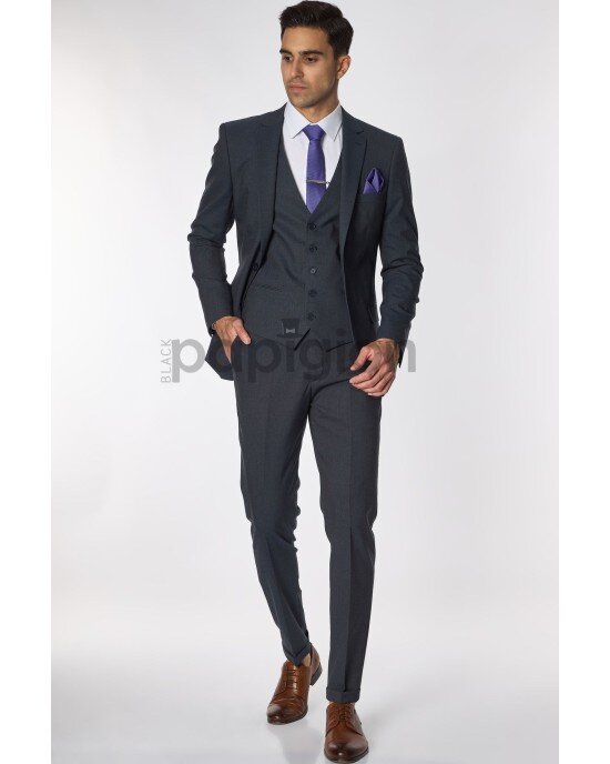 Κοστούμι Vittorio River μπλε SLIM FIT Κοστούμι Vittorio River μπλε SLIM FIT