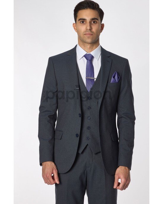 Κοστούμι Vittorio River μπλε SLIM FIT Κοστούμι Vittorio River μπλε SLIM FIT