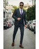 Κοστούμι Vittorio River μπλε SLIM FIT Κοστούμι Vittorio River μπλε SLIM FIT
