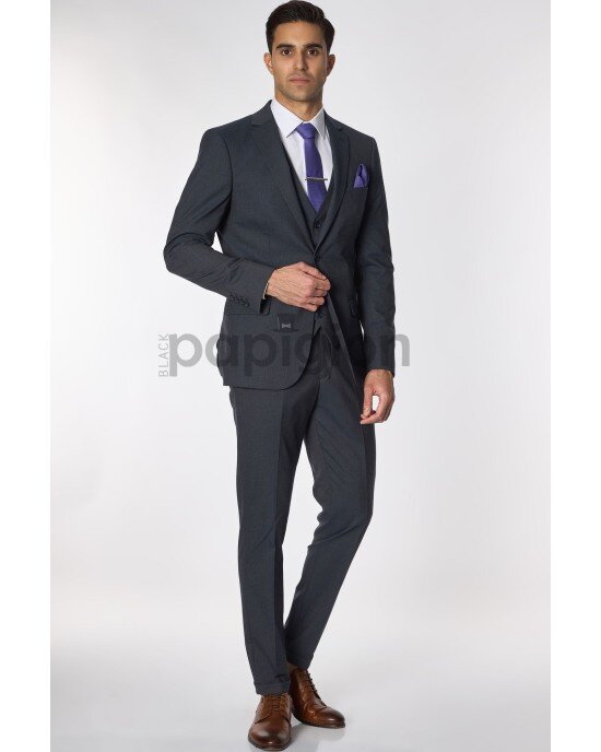 Κοστούμι Vittorio River μπλε SLIM FIT Κοστούμι Vittorio River μπλε SLIM FIT