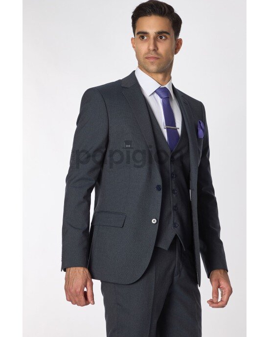 Κοστούμι Vittorio River μπλε SLIM FIT Κοστούμι Vittorio River μπλε SLIM FIT