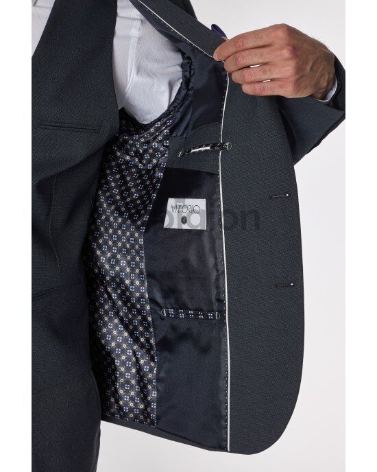 Κοστούμι Vittorio River μπλε SLIM FIT Κοστούμι Vittorio River μπλε SLIM FIT