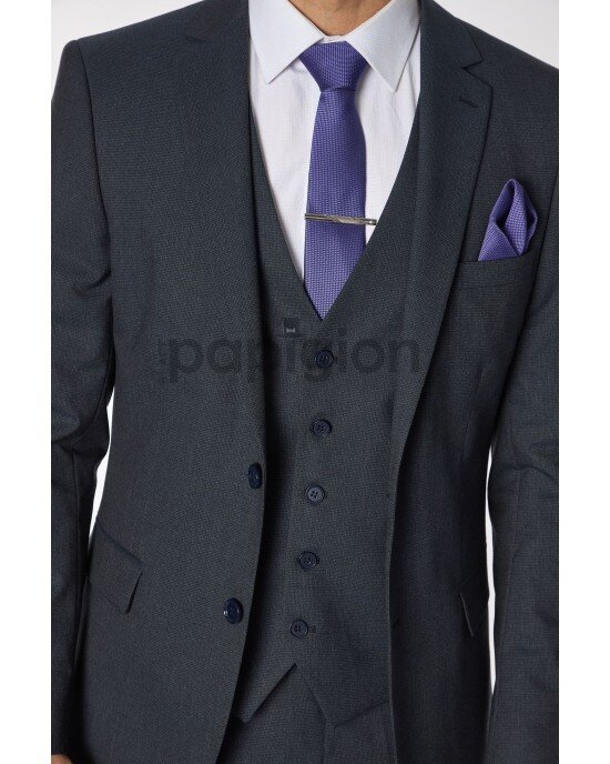 Κοστούμι Vittorio River μπλε SLIM FIT Κοστούμι Vittorio River μπλε SLIM FIT