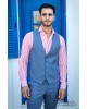 Κοστούμι Black Papigion μπλε SLIM FIT