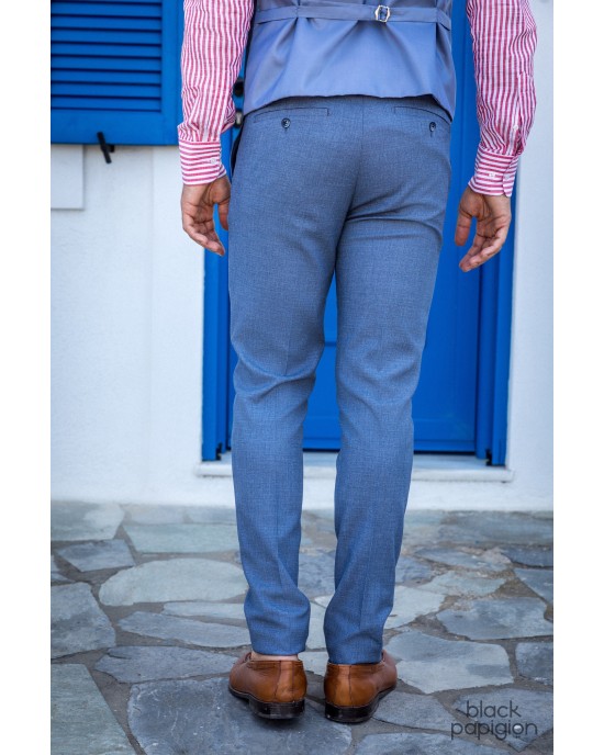 Κοστούμι Black Papigion μπλε SLIM FIT