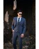 Κοστούμι Vittorio Trento μπλε SLIM FIT