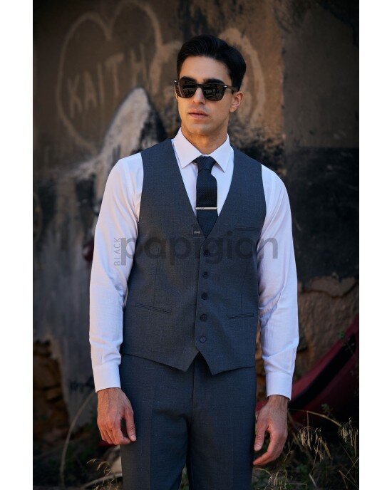 Κοστούμι Vittorio Trento μπλε SLIM FIT