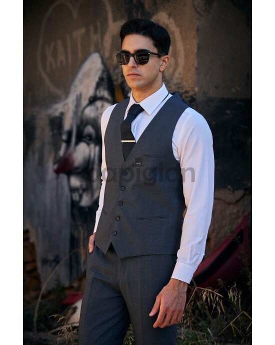 Κοστούμι Vittorio Trento μπλε SLIM FIT