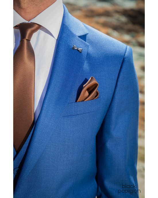 Κοστούμι Black Papigion μπλε SLIM FIT