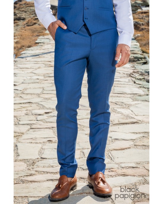 Κοστούμι Black Papigion μπλε SLIM FIT
