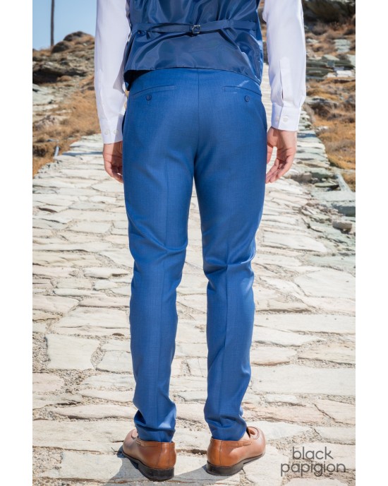 Κοστούμι Black Papigion μπλε SLIM FIT