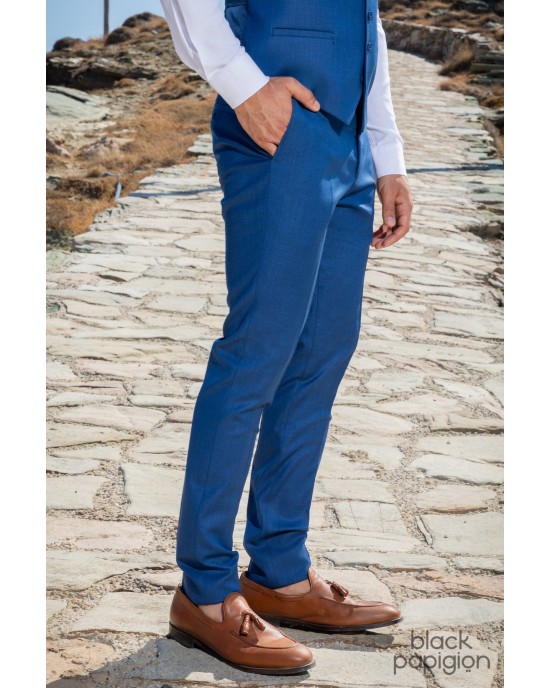 Κοστούμι Black Papigion μπλε SLIM FIT