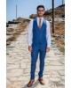 Κοστούμι Black Papigion μπλε SLIM FIT