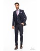 Κοστούμι Black Papigion μπλε SLIM FIT