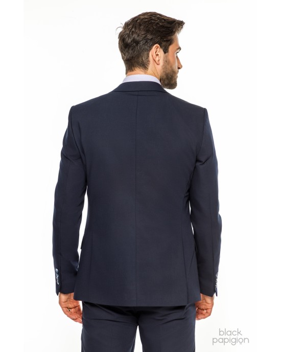 Κοστούμι Black Papigion μπλε SLIM FIT