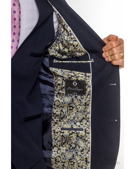 Κοστούμι Black Papigion μπλε SLIM FIT
