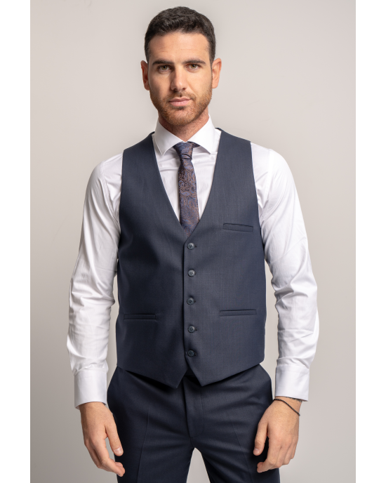 Κοστούμι Black Papigion Toscano μπλε SLIM FIT