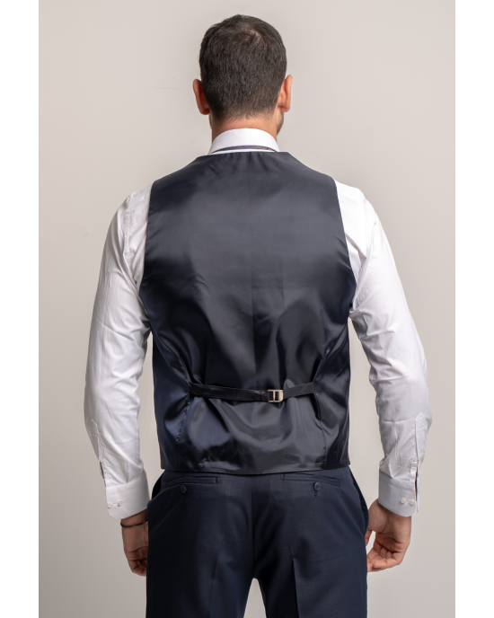 Κοστούμι Black Papigion Toscano μπλε SLIM FIT