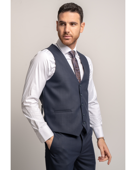 Κοστούμι Black Papigion Toscano μπλε SLIM FIT