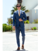 Κοστούμι Black Papigion Tenova μπλε SLIM FIT