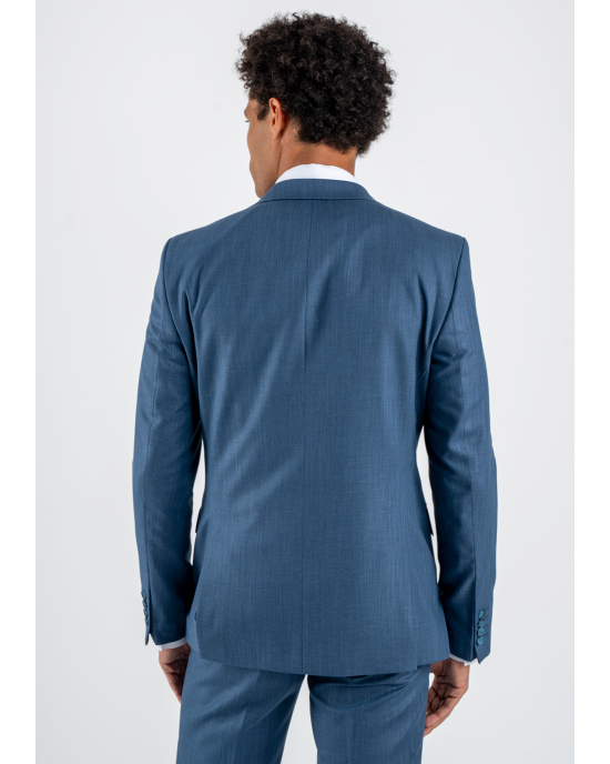 Κοστούμι Black Papigion Tenova μπλε SLIM FIT