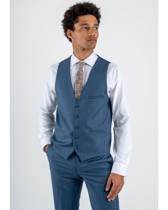 Κοστούμι Black Papigion Tenova μπλε SLIM FIT