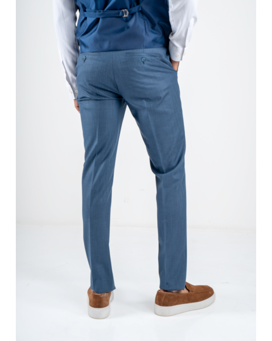 Κοστούμι Black Papigion Tenova μπλε SLIM FIT