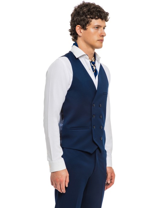 Κοστούμι Black Papigion μπλε SLIM FIT