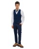 Κοστούμι Black Papigion μπλε SLIM FIT