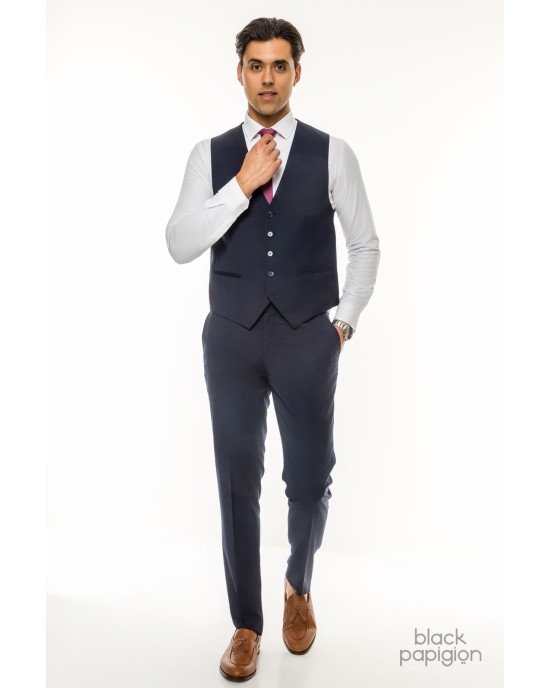 Κοστούμι Italian Job μπλε SLIM FIT