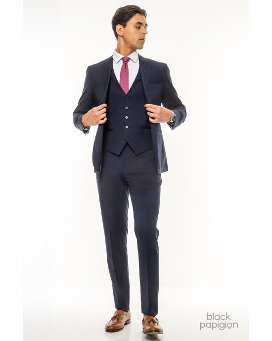 Κοστούμι Italian Job μπλε SLIM FIT