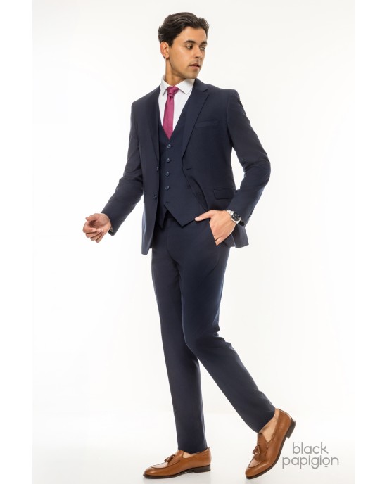 Κοστούμι Italian Job μπλε SLIM FIT