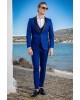 Κοστούμι Vittorio Smokin μπλε ρουά SLIM FIT