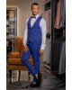 Κοστούμι Vittorio Smokin μπλε ρουά SLIM FIT