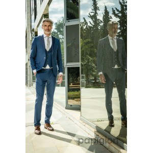 Κοστούμι 19V69 Italia Versace Abbigliamento Riccardo μπλε Κοστούμι 19V69 Italia Versace Abbigliamento Riccardo μπλε