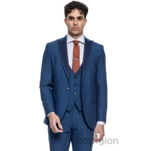 Κοστούμι 19V69 Italia Versace Abbigliamento Riccardo μπλε Κοστούμι 19V69 Italia Versace Abbigliamento Riccardo μπλε