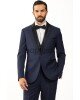 Κοστούμι Vittorio Smokin μπλε SLIM FIT