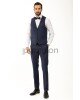 Κοστούμι Vittorio Smokin μπλε SLIM FIT