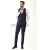 Κοστούμι Vittorio Smokin μπλε SLIM FIT