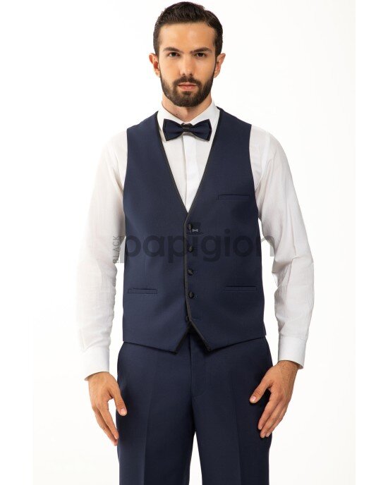 Κοστούμι Vittorio Smokin μπλε SLIM FIT