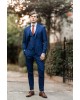 Κοστούμι Vittorio Bormio μπλε ρουά SLIM FIT