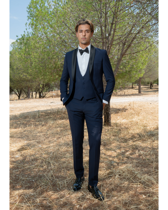 Κοστούμι Guy Laroche Homme μπλε SLIM FIT