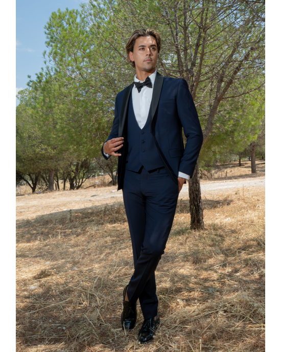 Κοστούμι Guy Laroche Homme μπλε SLIM FIT