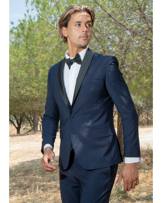 Κοστούμι Guy Laroche Homme μπλε SLIM FIT