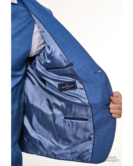 Κοστούμι Artisti Italiani μπλε SLIM FIT