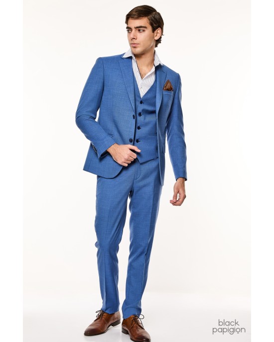 Κοστούμι Artisti Italiani μπλε SLIM FIT