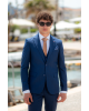 Κοστούμι Vittorio Roma μπλε SLIM FIT