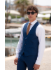 Κοστούμι Vittorio Roma μπλε SLIM FIT