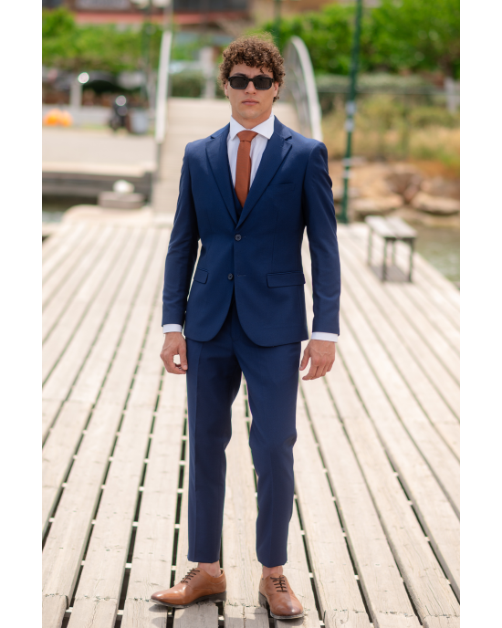 Κοστούμι Vittorio Juliano μπλε SLIM FIT