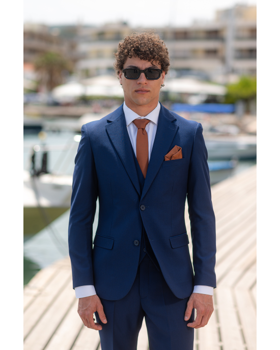 Κοστούμι Vittorio Juliano μπλε SLIM FIT